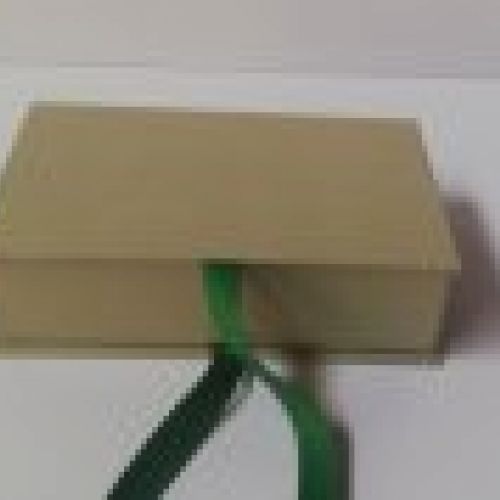 Caja libro cierre cinta